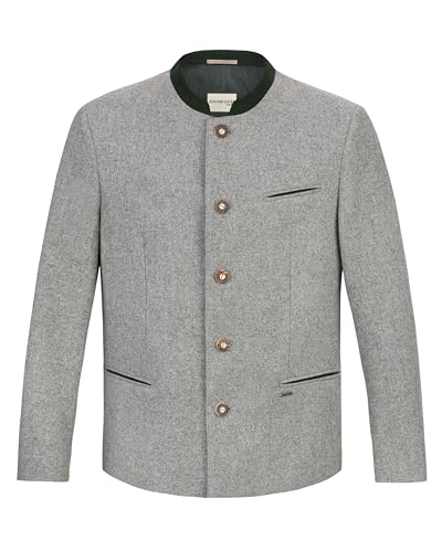 Stockerpoint Herren Conrad Trachtenjanker, hellgrau Tanne, 52 von Stockerpoint