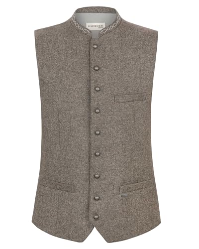 Stockerpoint Devito Herren Trachtenweste, kiesel, 48 von Stockerpoint
