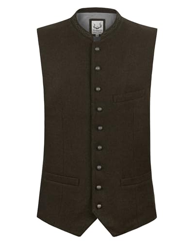 Stockerpoint Devito Herren Trachtenweste, forest, 60 von Stockerpoint