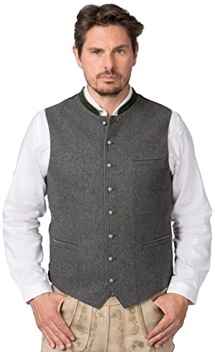 Stockerpoint Fabricio Herren Trachtenweste, Moosgrün, 52 von Stockerpoint