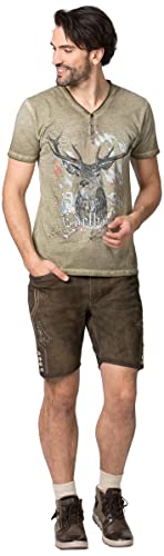 Stockerpoint Herren Günther Trachtenshirt, Sand, S von Stockerpoint