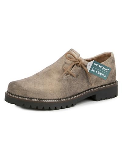Stockerpoint Herren Haferlschuhe Tailor I Größe 40-47 I Trachtenschuhe aus hochwertigem Leder I Optimale Passform & traditionelles Design I Ideal für Trachten & Festlichkeiten von Stockerpoint