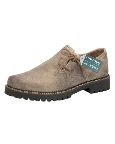Stockerpoint Herren Haferlschuhe Tailor I Größe 40-47 I Trachtenschuhe aus hochwertigem Leder I Optimale Passform & traditionelles Design I Ideal für Trachten & Festlichkeiten von Stockerpoint