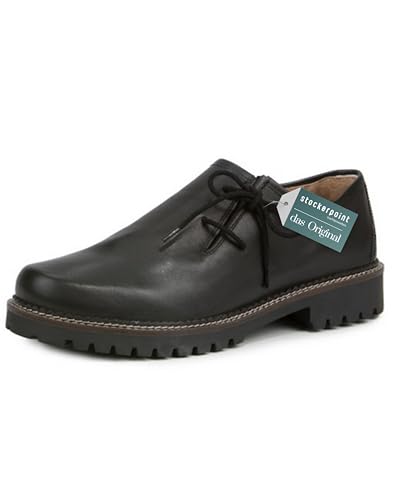 Stockerpoint Herren Haferlschuhe Tailor I Größe 40-47 I Trachtenschuhe aus hochwertigem Leder I Optimale Passform & traditionelles Design I Ideal für Trachten & Festlichkeiten von Stockerpoint