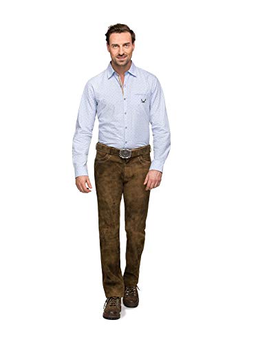 Stockerpoint Herren Hose Rocco3 Lederhose, Braun (Havanna), 52 von Stockerpoint