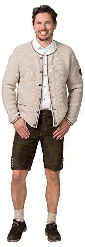 Stockerpoint Herren Jacke Amaro Strickjacke, Natur, 50 von Stockerpoint