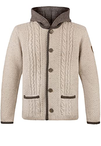 Stockerpoint Herren Jacke Milan Strickjacke, Natur, 58 von Stockerpoint