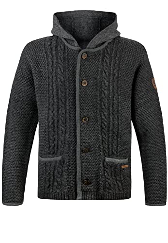 Stockerpoint Herren Jacke Milan Strickjacke, anthrazit, 46 von Stockerpoint