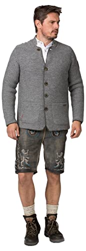 Stockerpoint Herren Jacke Pablo Strickjacke, Fog, 52 Stockerpoint Herren Jacke Pablo Strickjacke, Fog, 52 von Stockerpoint