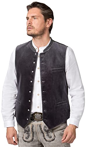 Stockerpoint Lorenzo Herren Trachtenweste, graphit, 48 von Stockerpoint