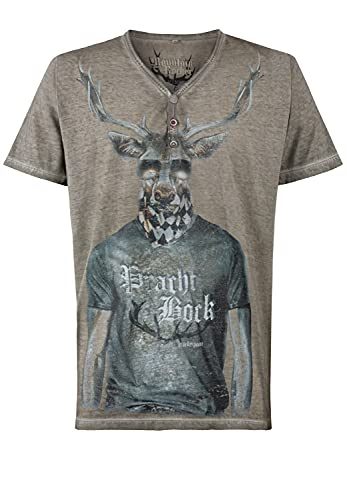 Stockerpoint Herren Prachtbock T-Shirt, Stein, 3XL von Stockerpoint