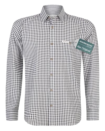 Stockerpoint Campos3 Herren Trachtenhemd, Anthrazit, XL Stockerpoint Campos3 Herren Trachtenhemd, Anthrazit, XL von Stockerpoint
