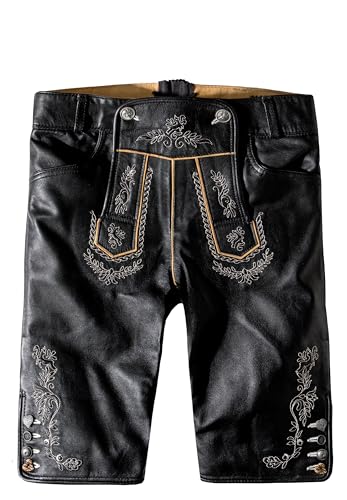 Stockerpoint Damen Roxanne Trachtenlederhose, Black Nappa, 34 Stockerpoint Damen Roxanne Trachtenlederhose, Black Nappa, 34 von Stockerpoint