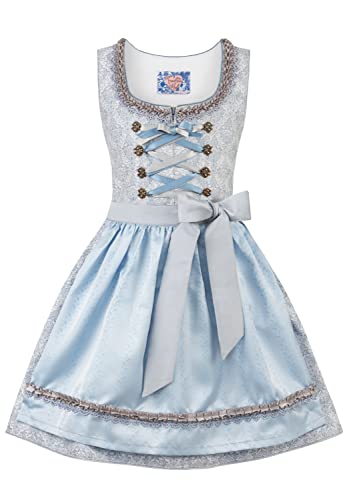 Stockerpoint Mädchen Andrea Kinderkleid, blau, 110-116 von Stockerpoint