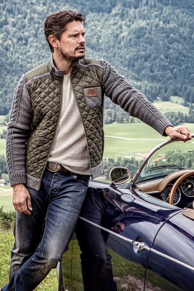 Stockerpoint Outdoorjacke Outdoorjacke Herren - ALBERTO - oliv/grau von Stockerpoint