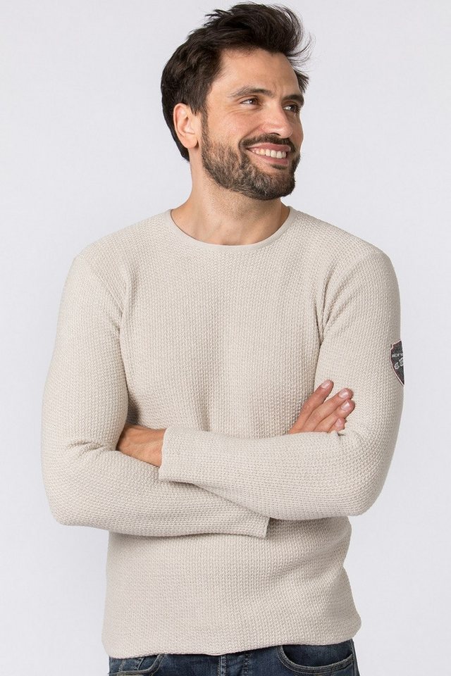 Stockerpoint Strickpullover Strickpullover Herren - PEDRO - natur, oliv von Stockerpoint