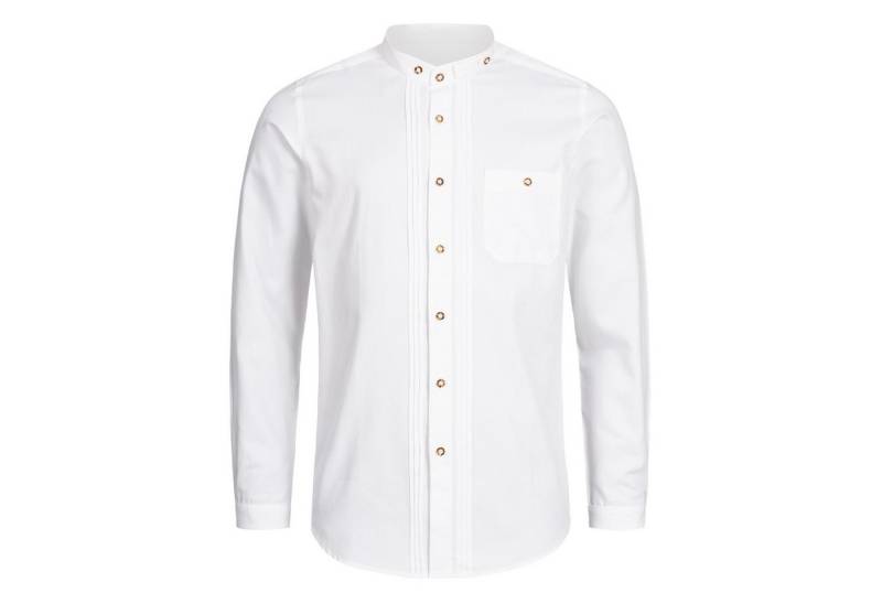 Stockerpoint Trachtenhemd Trachtenhemd OC-Fredi, Weiss mit Stehkragen, Regular Fit von Stockerpoint