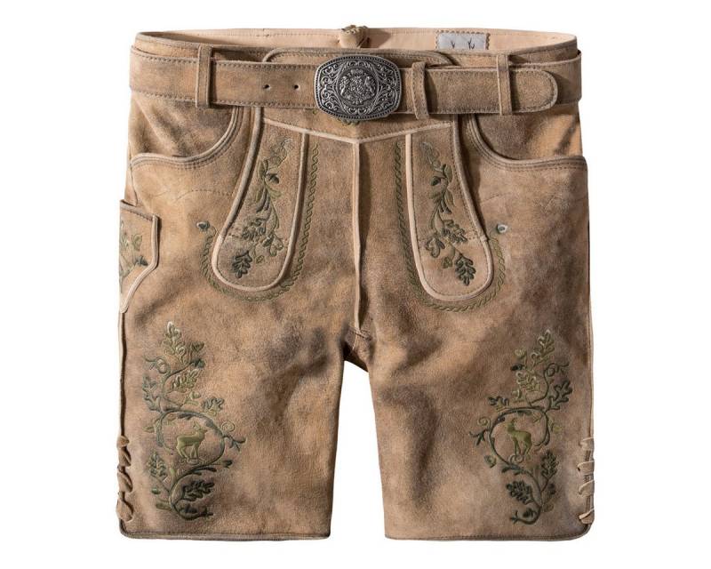 Stockerpoint Trachtenlederhose Girgl Herren (1-tlg) Trachtenlederhose, Trachtenhose, Bayerische Lederhose, Oktoberfest von Stockerpoint