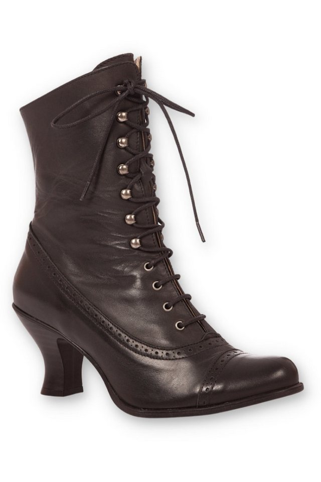 Stockerpoint Trachtenstiefel Damen - 4490 - schwarz Stiefelette von Stockerpoint