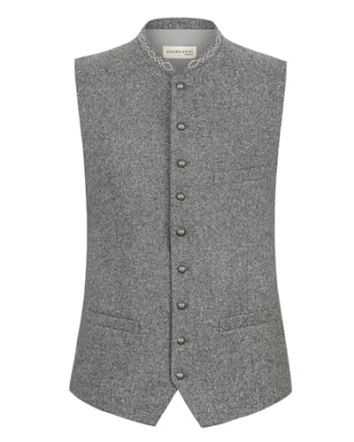 Stockerpoint Devito Herren Trachtenweste, granit, 48 von Stockerpoint