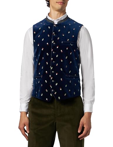 Stockerpoint Vittorio Herren Trachtenweste, indigo, 52 von Stockerpoint