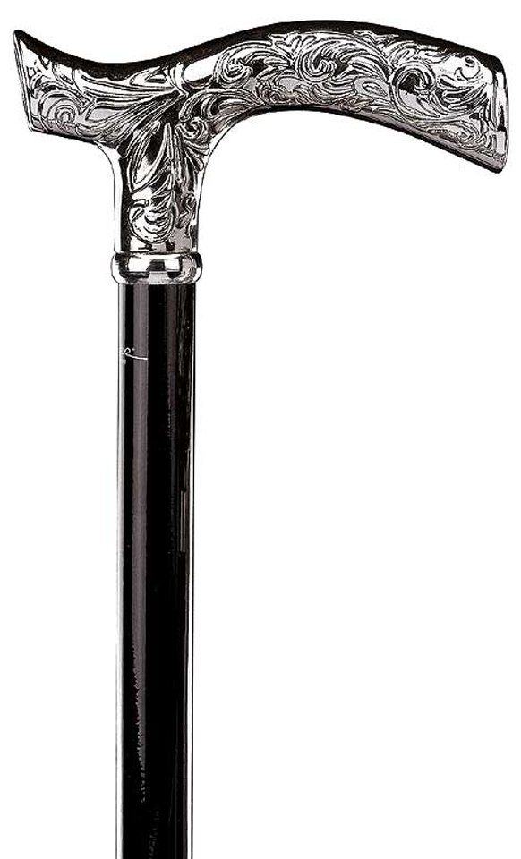 Stockshop Gehstock Gehstock Spazierstock ALTER FRITZ Fritzgriff,verchromt 79-103 cm von Stockshop