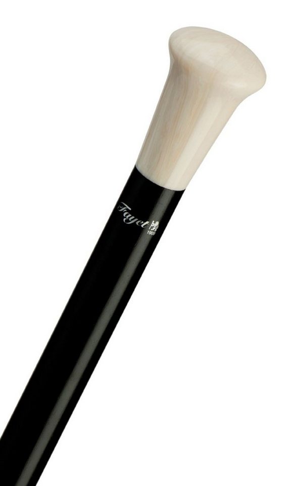 Stockshop Frackstock Knaufstock CAPE TOWN,Knaufgriff imit. Elfenbein,Stock Hartholz schwarz von Stockshop