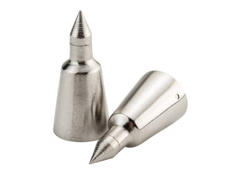 Stockshop Gehstock (VE 2 Stück) Bergstockspitze, Metall - Stockspitze verzinkt mit Nägelc von Stockshop