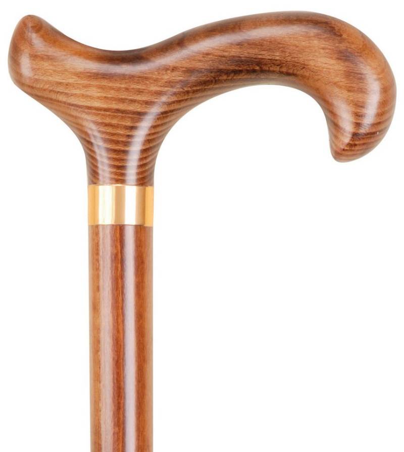 Stockshop Gehstock Gehstock EDINBURGH Derby,Buche geflammt, Gummipuffer von Stockshop