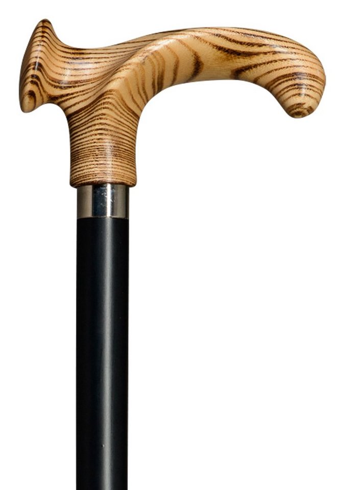 Stockshop Gehstock Gehstock RELAX ESCHE edler anatomischer Relaxgriff aus leicht geflamm von Stockshop