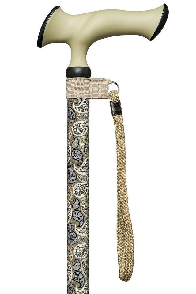 Stockshop Gehstock Gehstock SUPERSOFT ESCORT ERGONOMIC Derby-Griff, Leichtmetall Schlaufe von Stockshop