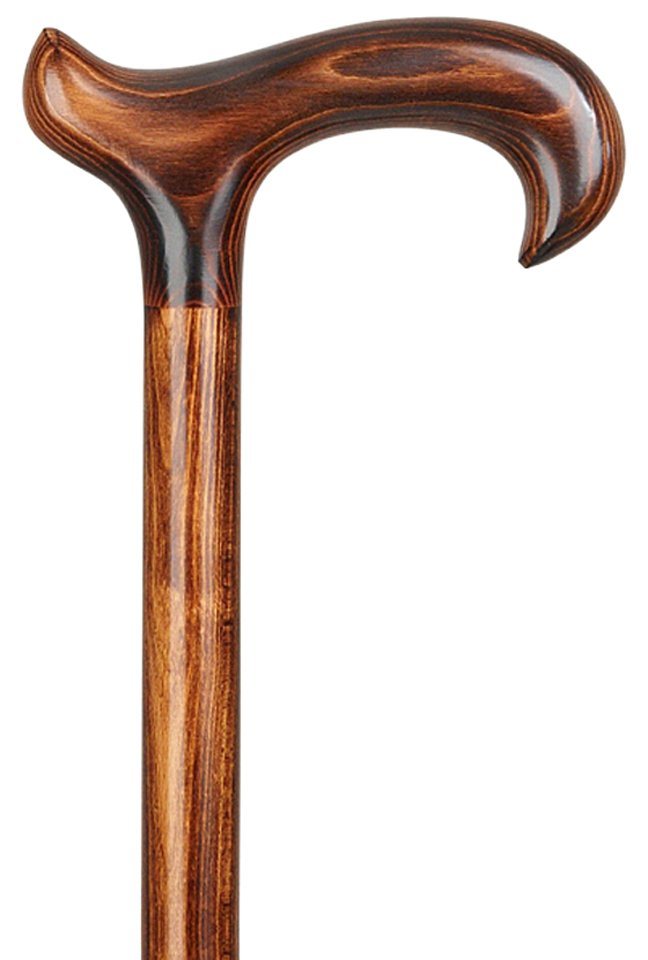 Stockshop Gehstock Gehstock X-SIZE Derby, kräftiger, ergonomischer Derbygriff aus massive von Stockshop