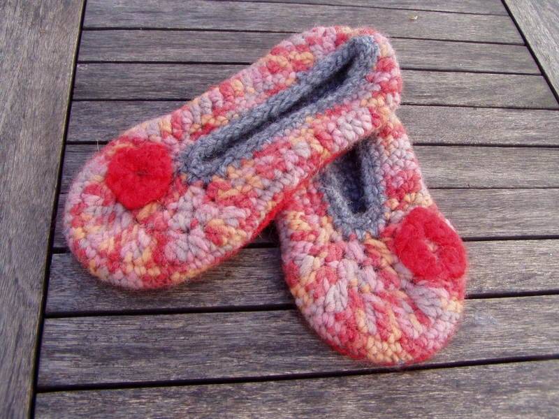 Hausschuhe, Gefilzt von Stoeberkreis