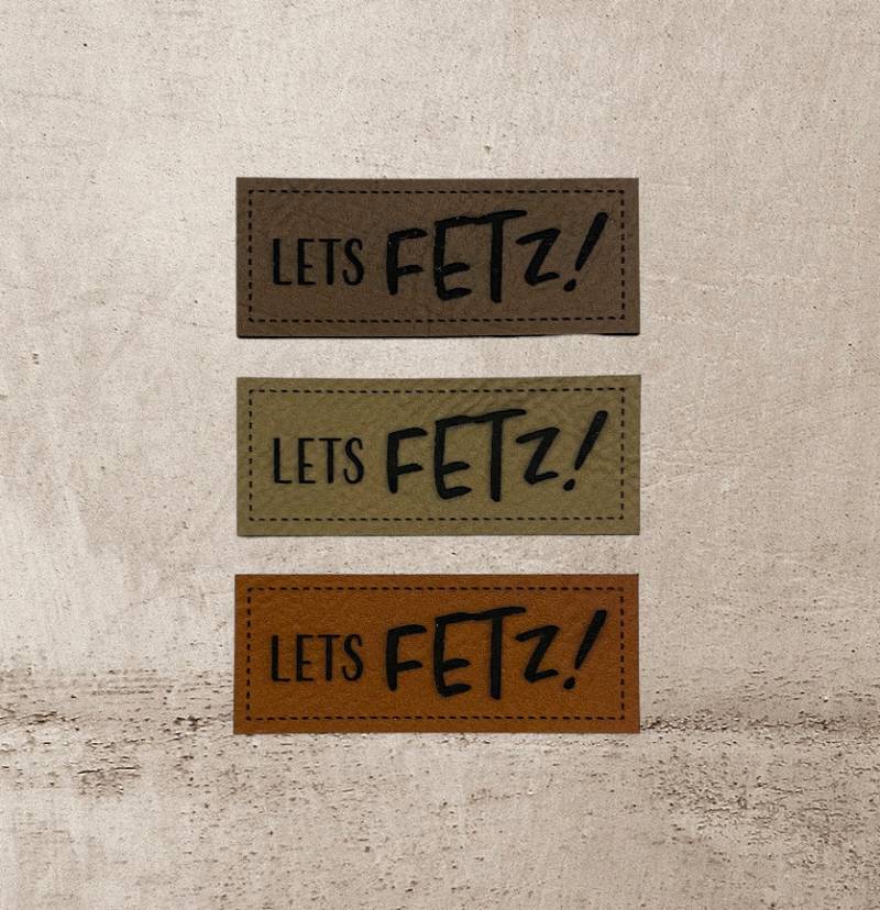 Kunstleder Label | 2x5 cm Letz Fetz Patch Aufnäher Patches Etiketten Verschiedene Farben Kunstleder Label | 2x5 cm Letz Fetz Patch Aufnäher Patches Etiketten Verschiedene Farben von Stoeffchendealer