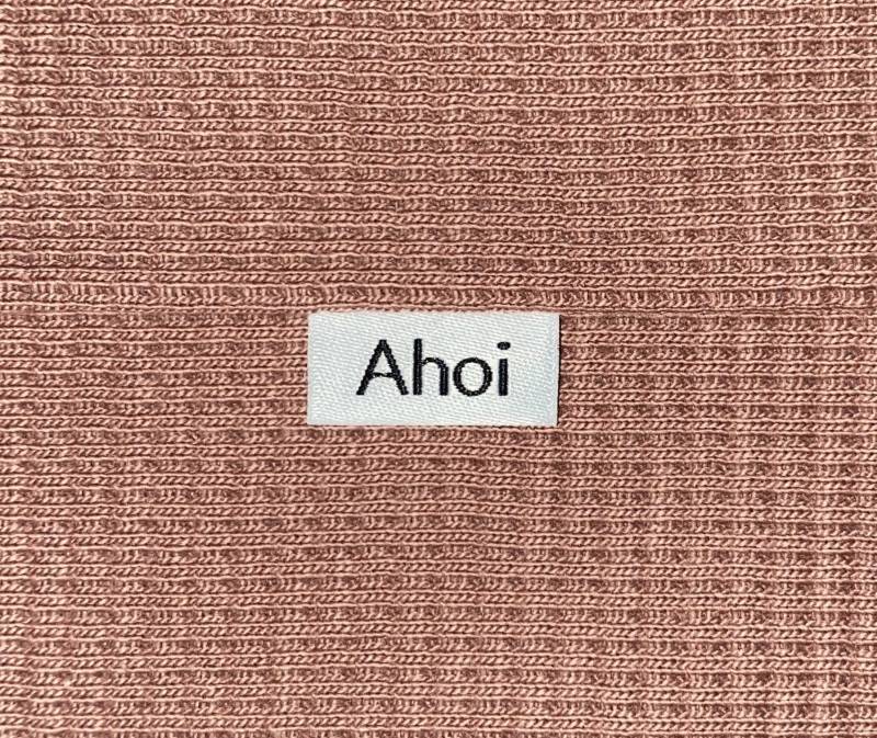 Weblabel | Ahoi Weiß Patch Aufnäher Patches Etiketten Verschiedene Farben von Stoeffchendealer