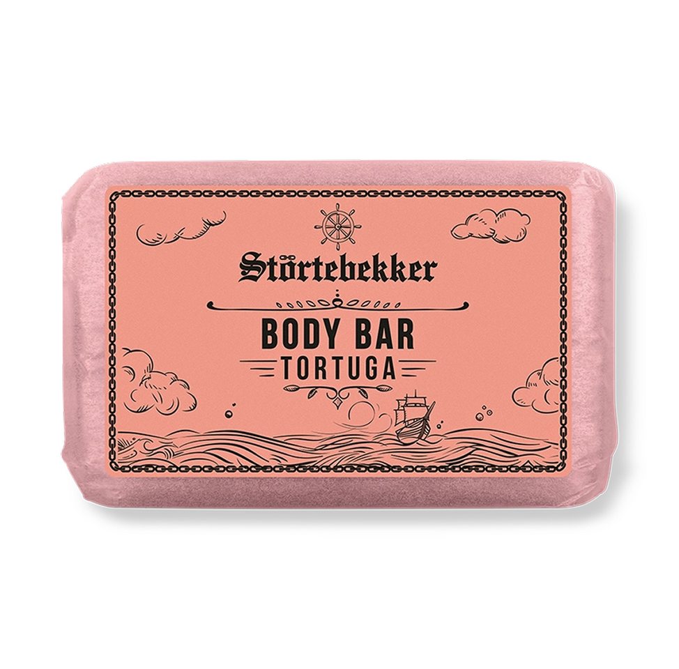 Störtebekker Feste Duschseife Feste Duschseife - Tortuga, 1-tlg., natürliche Reinigung, kein Spannungsgefühl, markanter Duft von Störtebekker
