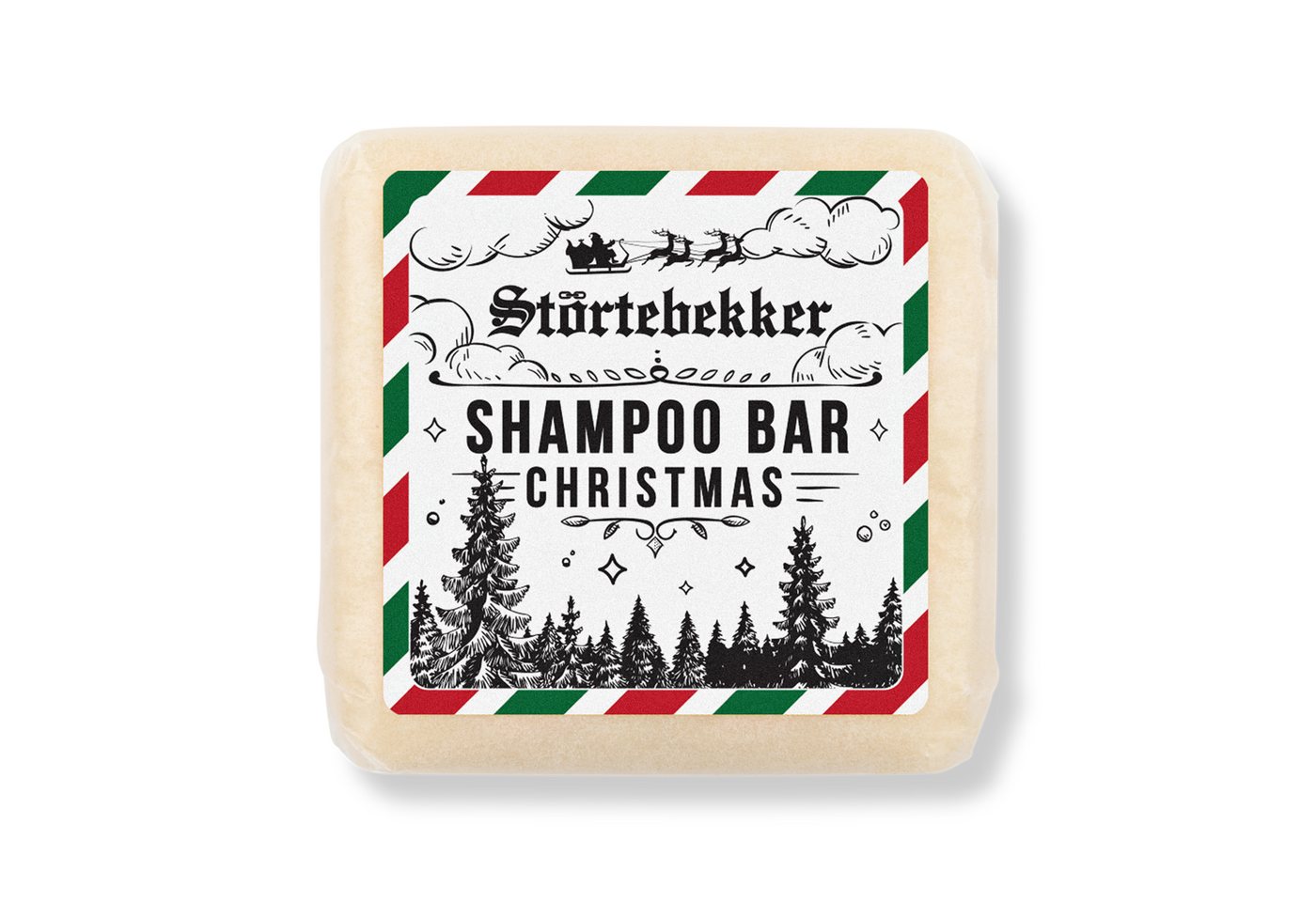 Störtebekker Festes Haarshampoo Weihnachtsedition (Zimt-Orange), 1-tlg., Vegane & Nachhaltige Reinigung für Körper und Haar von Störtebekker
