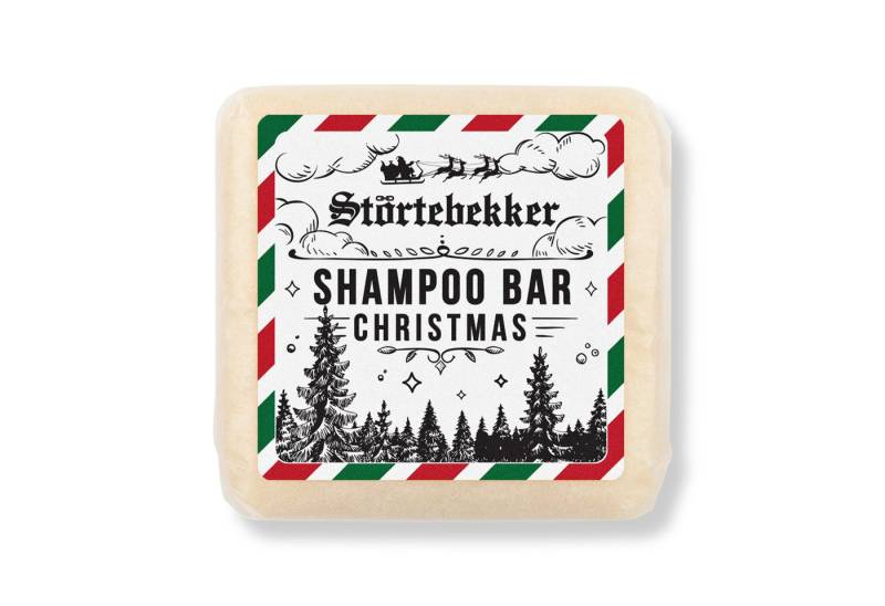 Störtebekker Festes Haarshampoo Weihnachtsedition (Zimt-Orange), 1-tlg., Vegane & Nachhaltige Reinigung für Körper und Haar von Störtebekker