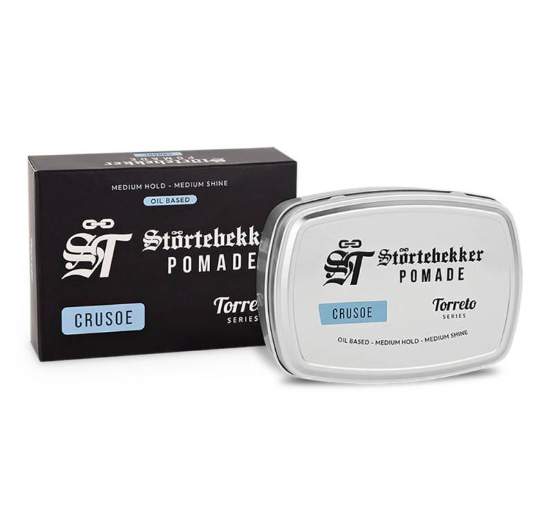 Störtebekker Haarpomade Torreto Series - Ölbasiert, Mittlerer Halt, Mittlerer Glanz - Edles Finish und herrliche Düfte von Störtebekker