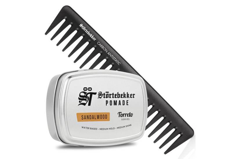 Störtebekker Haarpomade Wasserbasiert 'Torreto Series' Set, Haarstyling von Störtebekker