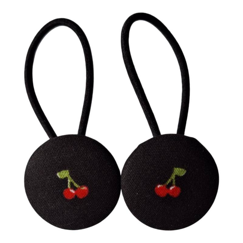 2 Haargummis "Kirschen" von StoffAtelierDesign