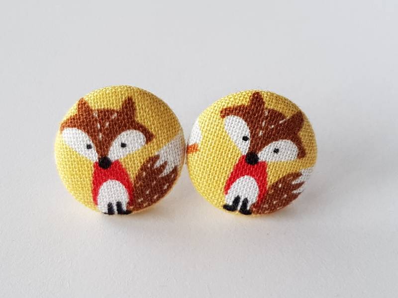 Ohrstecker Mit Füchse von StoffAtelierDesign