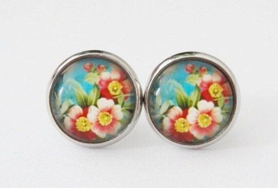 Silber Ohrstecker "Blumenmeer" Silber Ohrstecker "Blumenmeer" von StoffAtelierDesign