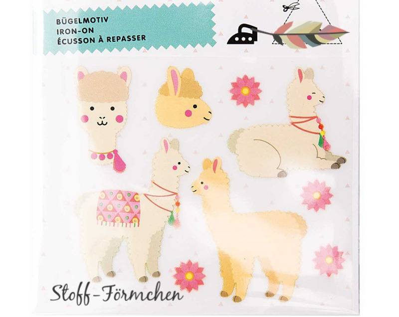 Alpaka Bügel-Applikation Set Alpaka Bügel-Applikation Set von StoffFoermchen