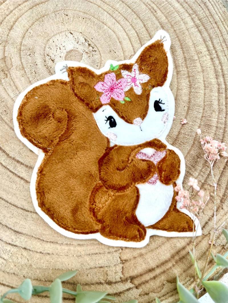 Boho Eichhörnchen-Applikation Boho Eichhörnchen-Applikation von StoffFoermchen