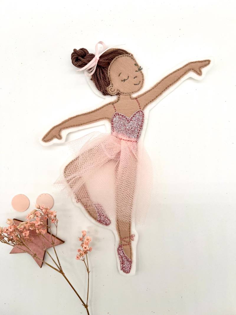 Große Ballerina-Applikation Große Ballerina-Applikation von StoffFoermchen