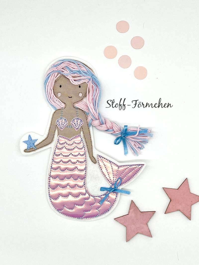 Große Meerjungfrau-Applikation Große Meerjungfrau-Applikation von StoffFoermchen