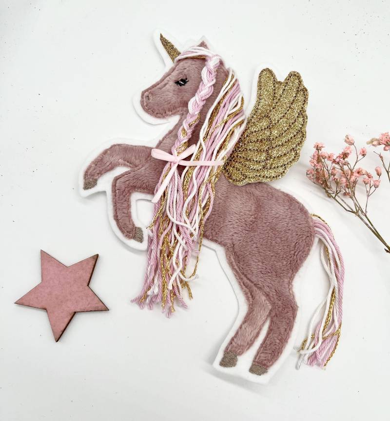 Große Pegasus-Applikation von StoffFoermchen