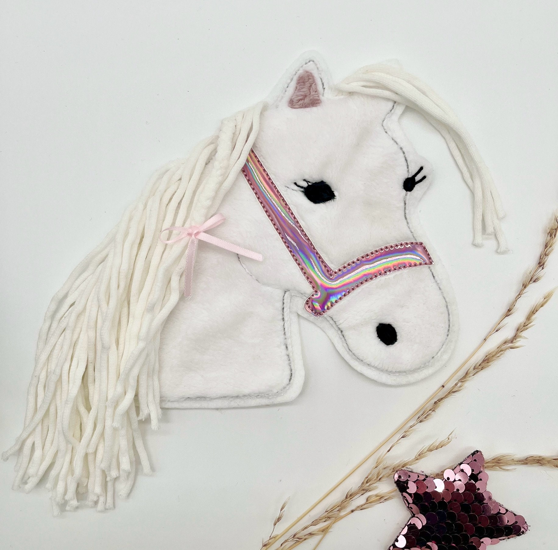 Große Pony Lulu-Applikation von StoffFoermchen