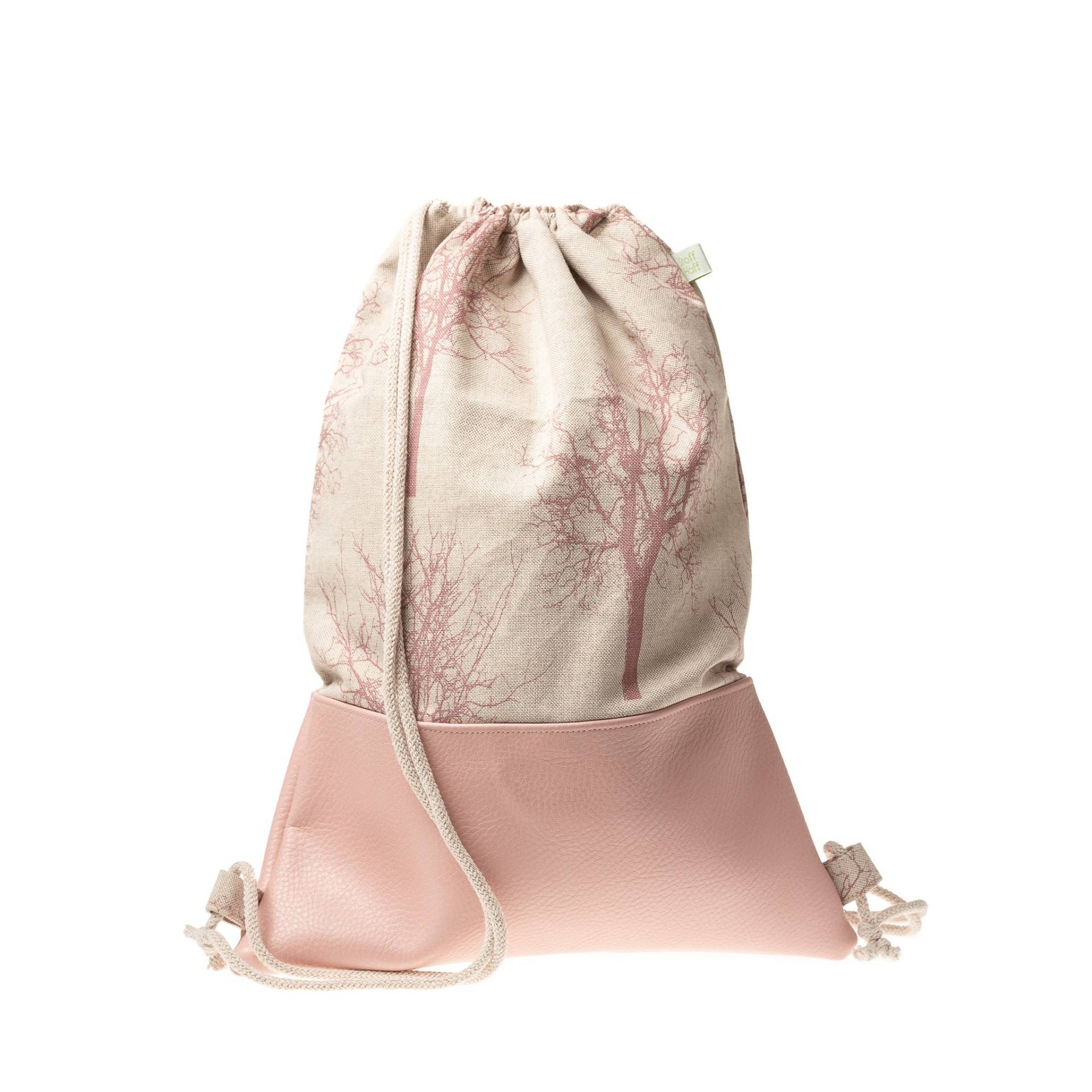 Rucksack/Turnbeutel Rosa Wald von StoffHoff